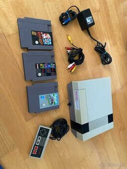 Nintendo NES Entertainment System 1987 herná konzola + 3 hry - 2