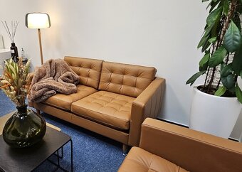 Pohovka koža zlatohnedá (IKEA) - 2