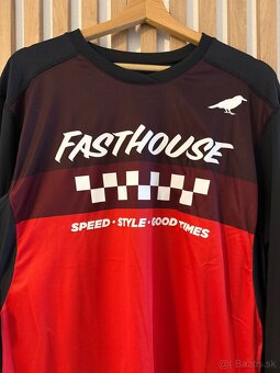 Dres Fasthouse, Elrod Jersey - Black/Red - 2