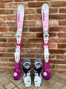 Detské lyže + lyziarky + prilba - 2