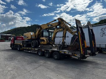 Preprava strojov, nadrozmerná preprava, podvalník, plato - 2