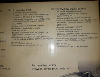 Ultrazvukový čistič - 2