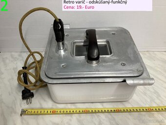 Retro žehličky varič kávovar a ventilátor - 2