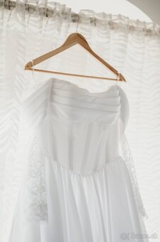 Svadobné šaty-1x oblečené - 2