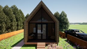 Moderná chata v škandinávskom štýle - 2