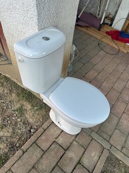 Predám biele kombi WC - 2