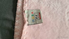 Ružová detská deka Mora design - 2