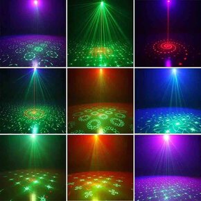Laser RG + RGB LED + 3xUV LED - 2
