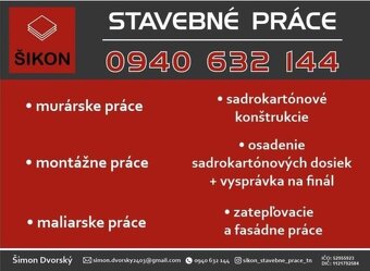 Ponukam Stavebné práce - 2