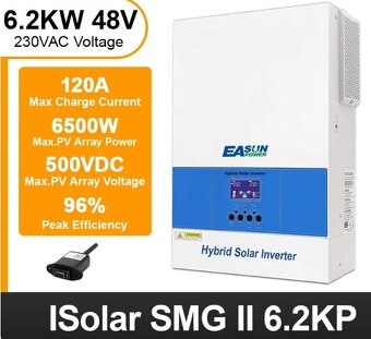 EASUN SMG II 6.2KW fotovoltaicky menic - 2