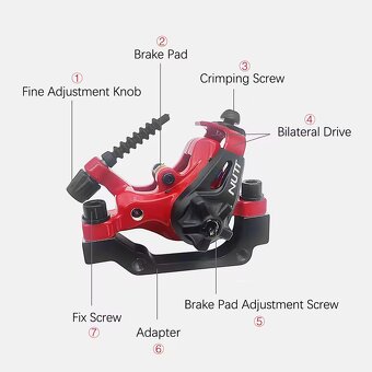 Predám nové mechanické kotúčové brzdy - 2