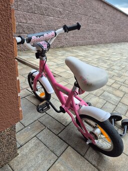 Detsky dievčenský bicykel a odrážadlo - 2