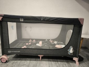 Kinderkraft Cestovná postieľka Joy + komplet príslušenstvo - 2