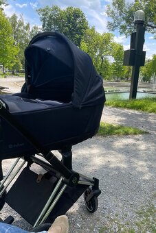 CYBEX PRIAM Lux Carry Cot Plus Midnight Blue - 2