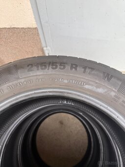Letné pneumatiky Continental 215/55 R17 W - 2