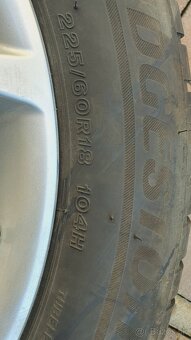 Disky + zimné pneumatiky 225/60 R18 - 2