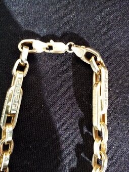 Zlatá retiazka +náramok - 2