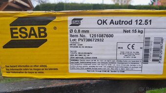 Zvaraci drôt 0,8 - 2