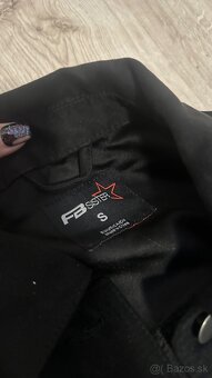 Čierna semišová bundička - 2