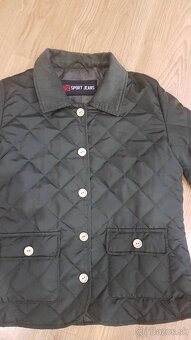 Tmavo zelená prechodná bundička v. 42 - 2