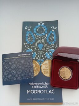 Mince 100€ Modrotlač 2024 - 2