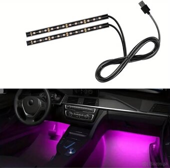 LED ambientné podsvietenie do interiéru USB 2 ks - 2