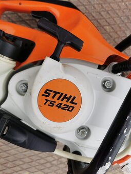 Stihl ts 420 motorova rezacka na beton asfalt - 2