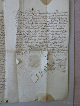 Listina r. 1752 Zvolen, Dobrá Niva, Hont, Senohrad - 2