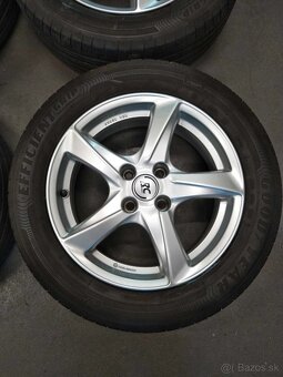 Alu 4 x 108 16" PEUGEOT,CITROEN + letné pneu. - 2