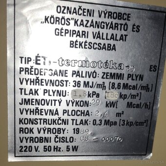 Plynový kotol ETI 29KW - 2