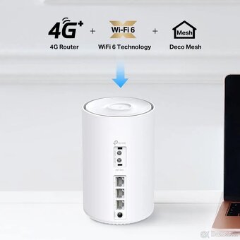 Predám TP-Link Deco X50-4G WiFi 6 Gigabit mesh systém, LTE - 2