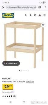 Prebalovaci pult Ikea Sniglar 72x53cm - 2