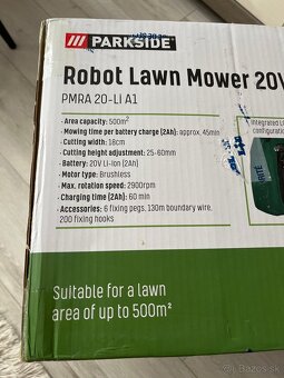 Parkside robotická kosačka - 2