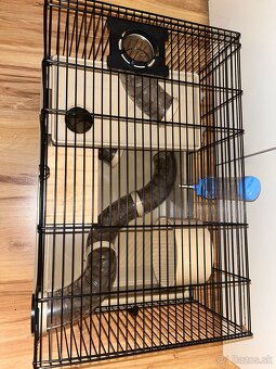🐹 Veľká klietka pre škrečka + bohaté príslušenstvo - 2