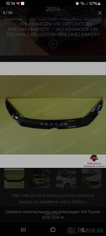 Plastový kryt na kapotu Touran - 2