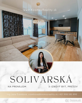 NA PRENÁJOM 3 izbový byt, lodžia, Novostavba, Prešov - 2