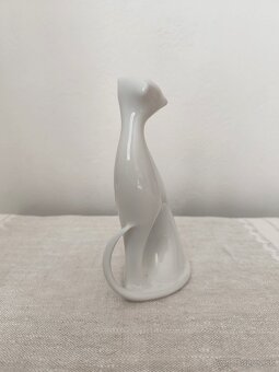 Royal dux mačka brusel porcelánová soška - 2