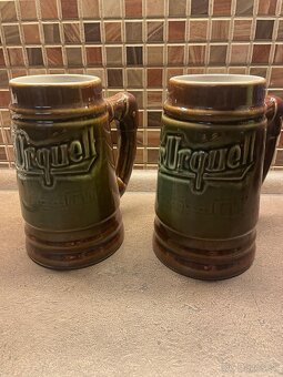 keramické pivné krígle Pilsner Urquel - 2