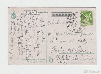 Pohľadnica Vysoké Tatry. - 2