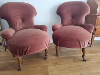 Starozitne kreslá 2ks - 2