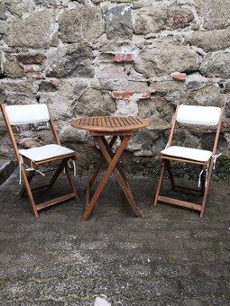 Balkónový set stol + stolicky Fieldmann - 2