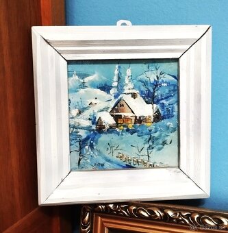 Olejomaľba 15cmx15cm - 2