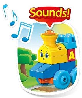 MEGA BLOKS Hudobný vláčik s písmenkami - 2