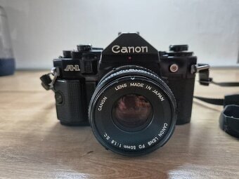 Canon A-1 + Canon 50mm/f1.8 + Typ A zadné zapisovaci dvierka - 2