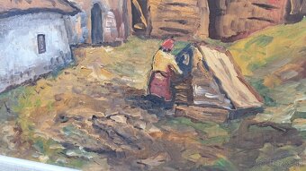 Stary dvor, olejomalba - 2