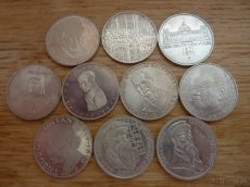 10 x strieborná nemecká 5 marka v krásnom stave - 2