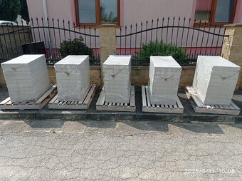 Zámková dlažba  50x100x8cm Sivo biela - 2