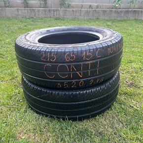 215/65 r15C letné COTINENTAL 104/102T; 2 ks - 2
