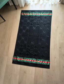 Luxusná osuška Gucci - čierna - 2