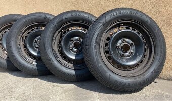 Plechové disky + pneu 5x112 R15 - VW / Škoda / Audi / Seat - 2
